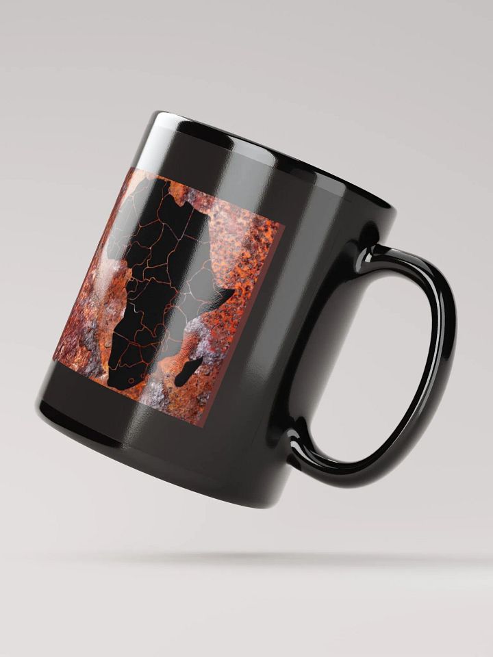 African Continent Black Glossy Mug product image (4)
