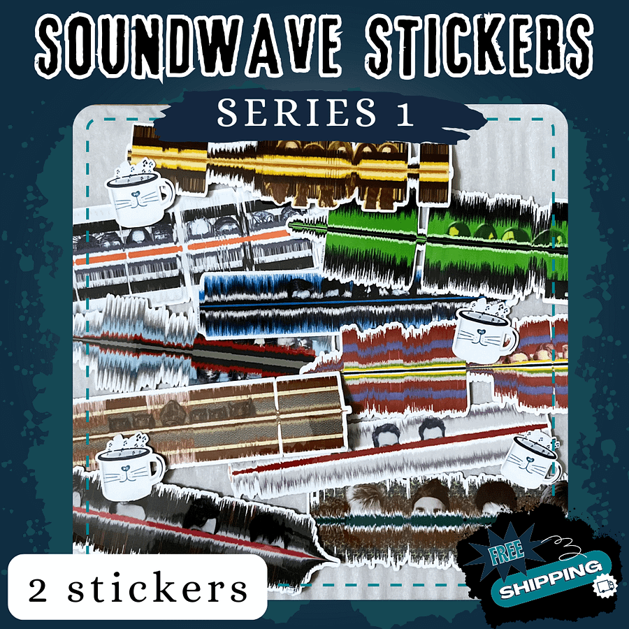 Soundwave Sticker: Series 1 🎶 (2 Pack, You Choose!) product image (1)