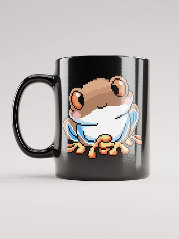 Brown Rip the Frog Black Glossy Mug product image (1)