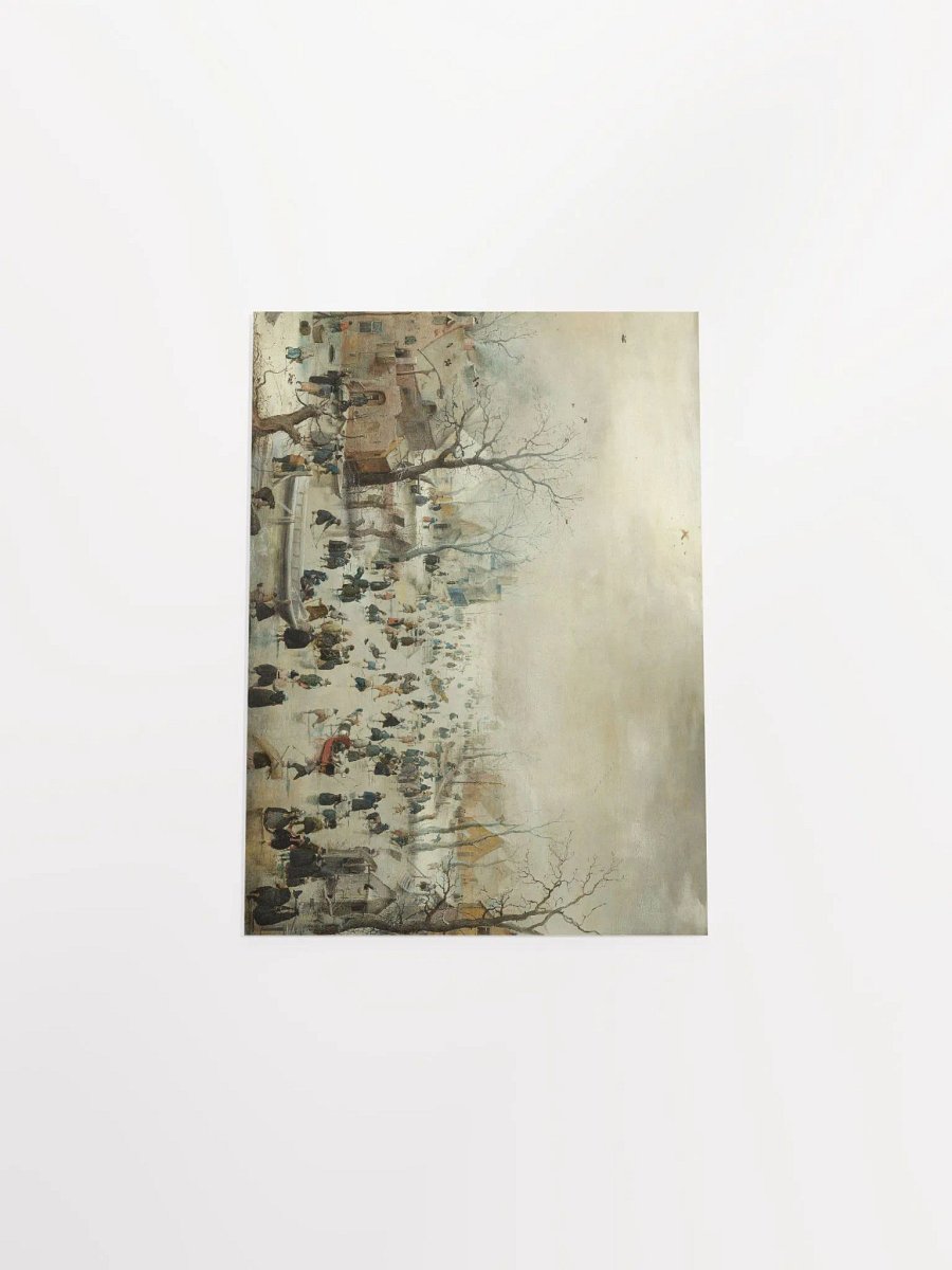 ''Winter Landscape with Skaters'' by Hendrick Avercamp Poster product image (4)