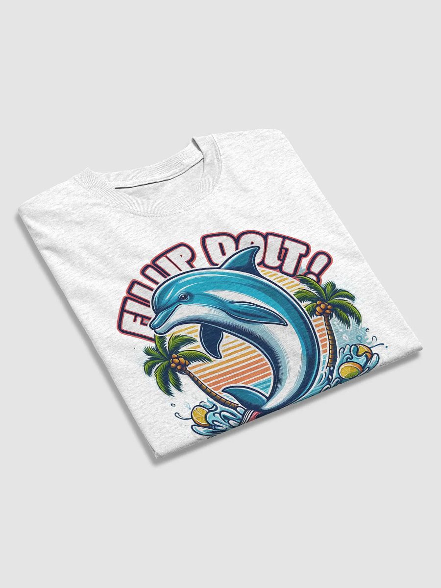 Sunset Dolphin Sneaker T-Shirt product image (3)