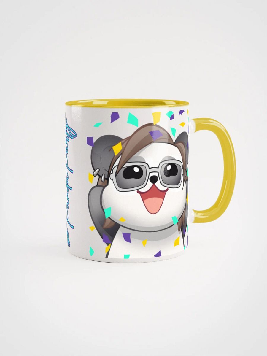#PandaParty Mug (Yellow - 11 oz) product image (1)
