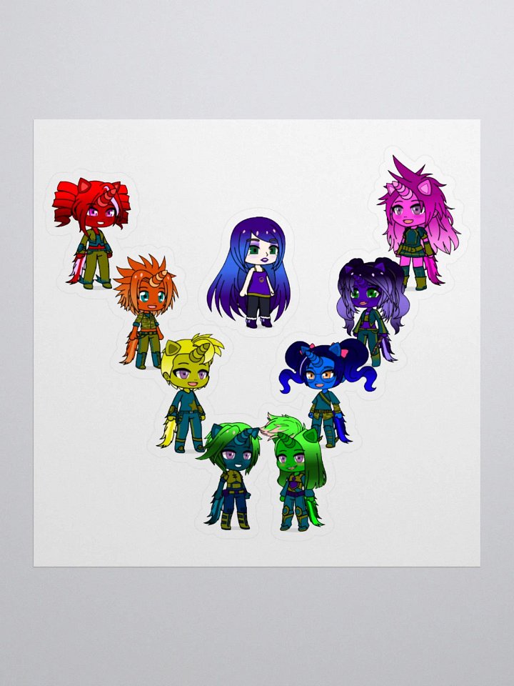 The Shadow Unicorns Stickers product image (1)