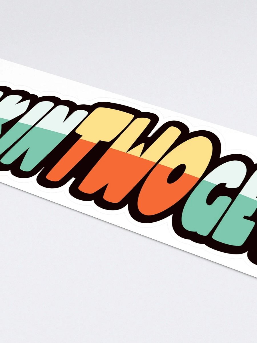 BrickinTwogether Logo Sticker product image (4)