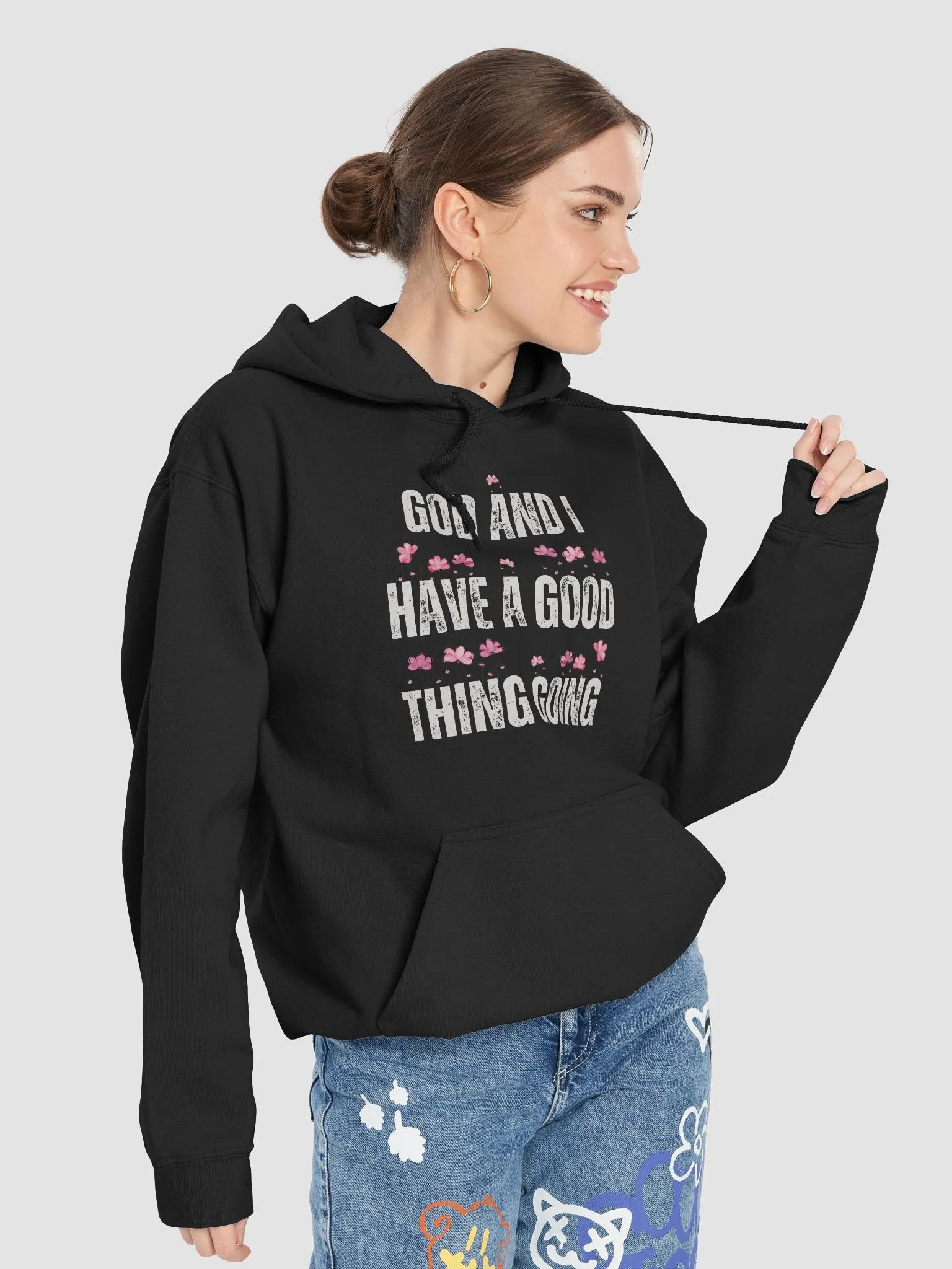 "God and I" Classic Hoodie product image (7)