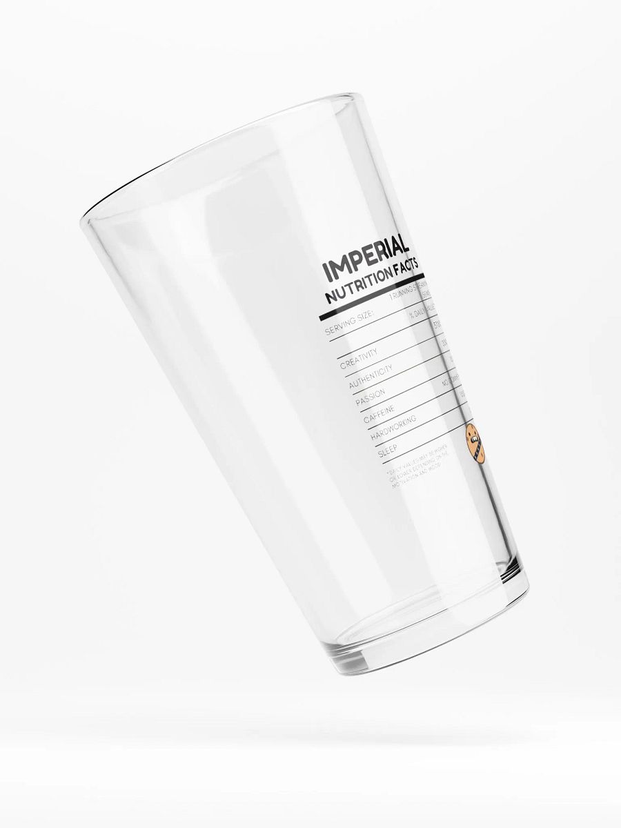 Imperial Nutrition - Pint Glass - Black product image (4)