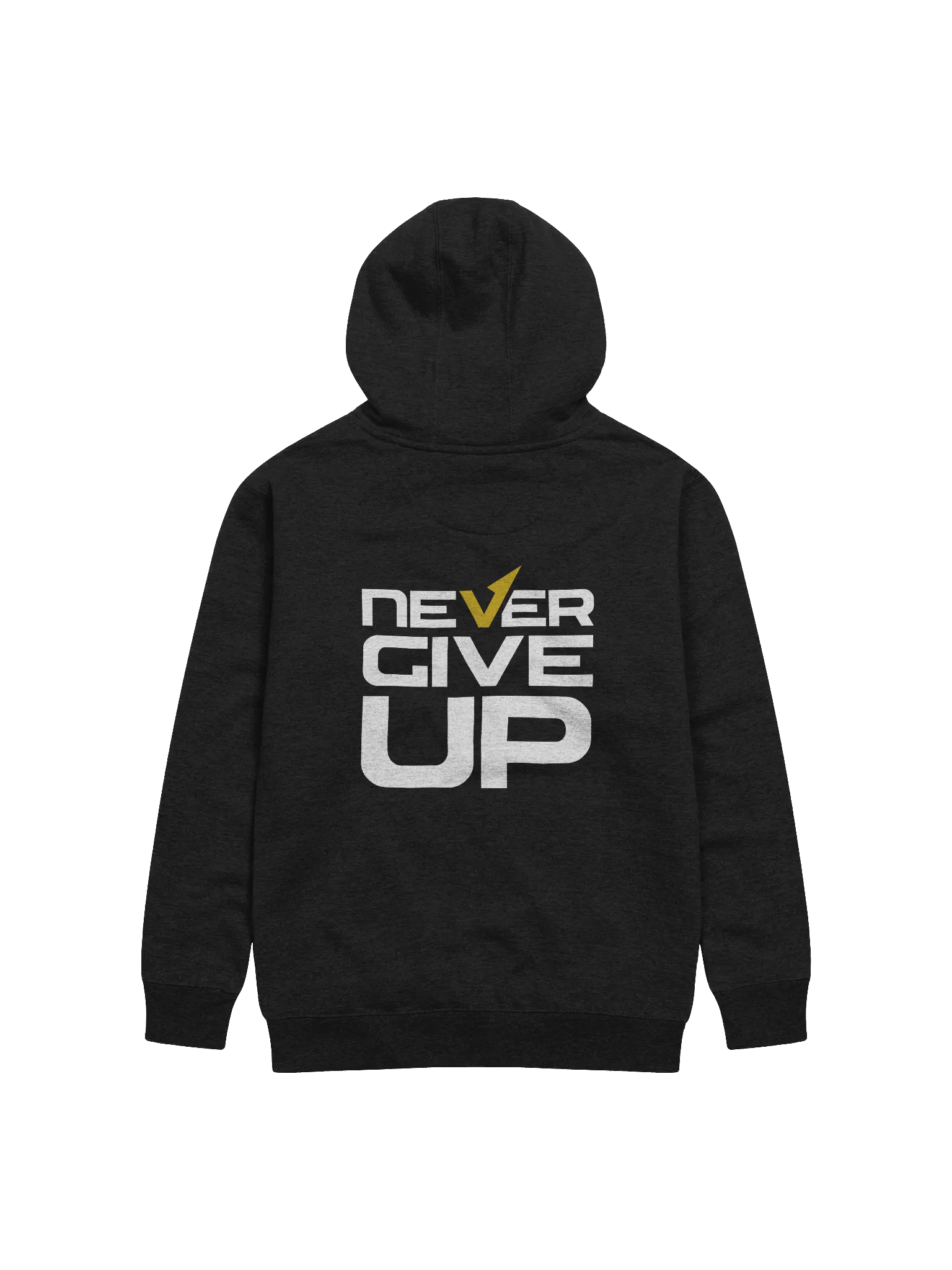 Never Give Up! Back Printed Hoodie product image (2)