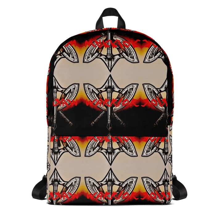Warrior's Emblem All-Over Print Backpack product image (1)