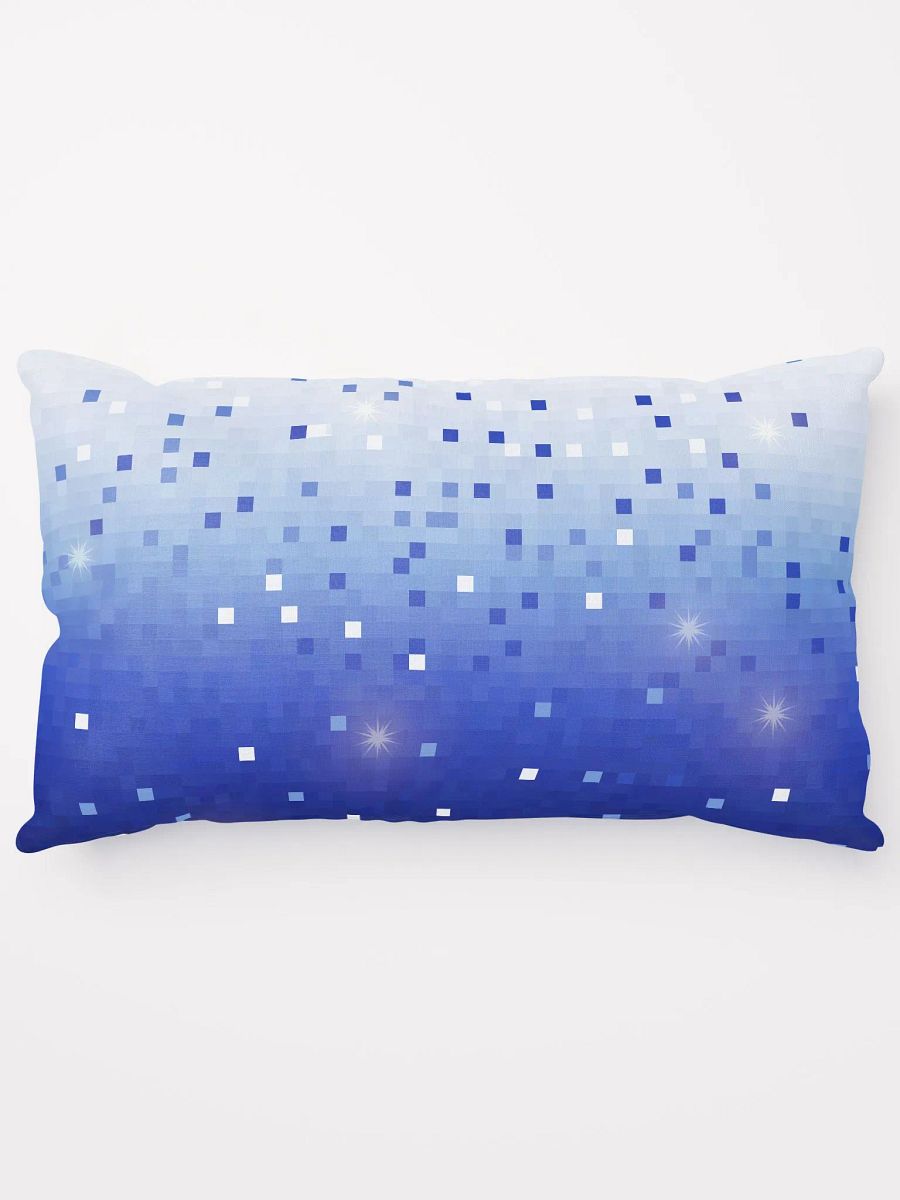 Blue Square Confetti Throw Pillow product image (15)