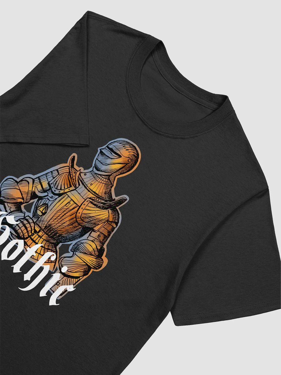 Gothic knight: a medieval warrior in full armor t shirt product image (25)