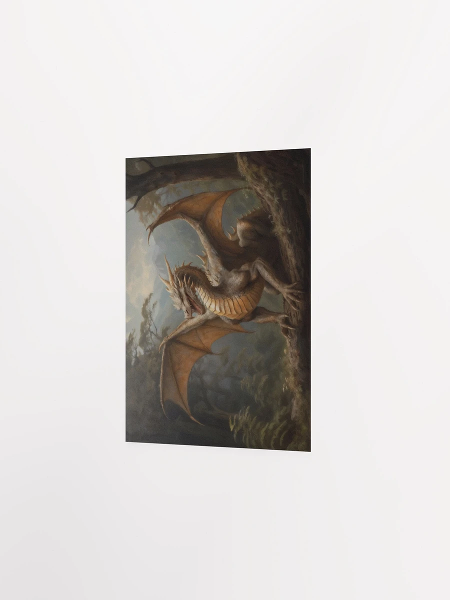 Enchanted Forest Dragon: Fantasy Art Poster product image (5)