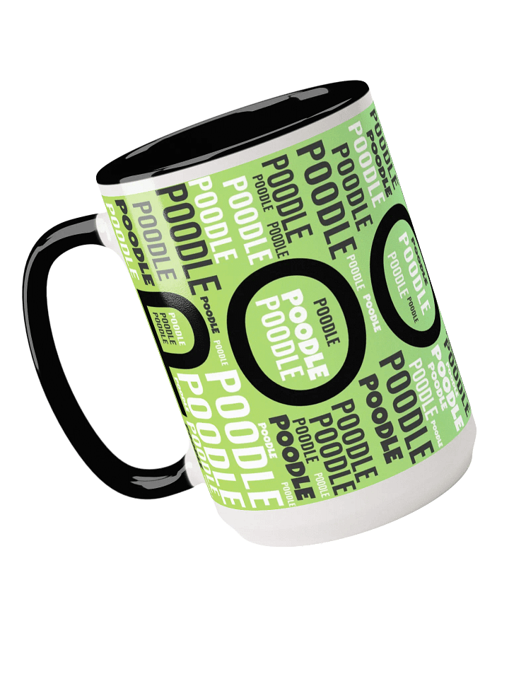 Poodle Poodle Poodle Green & Cyan product image (1)