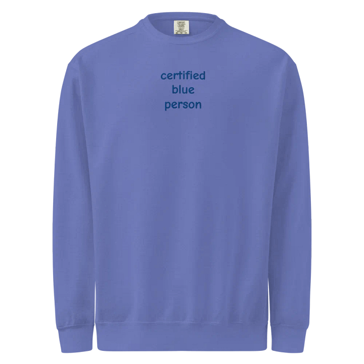 Certified Blue Person Crew Neck product image (1)