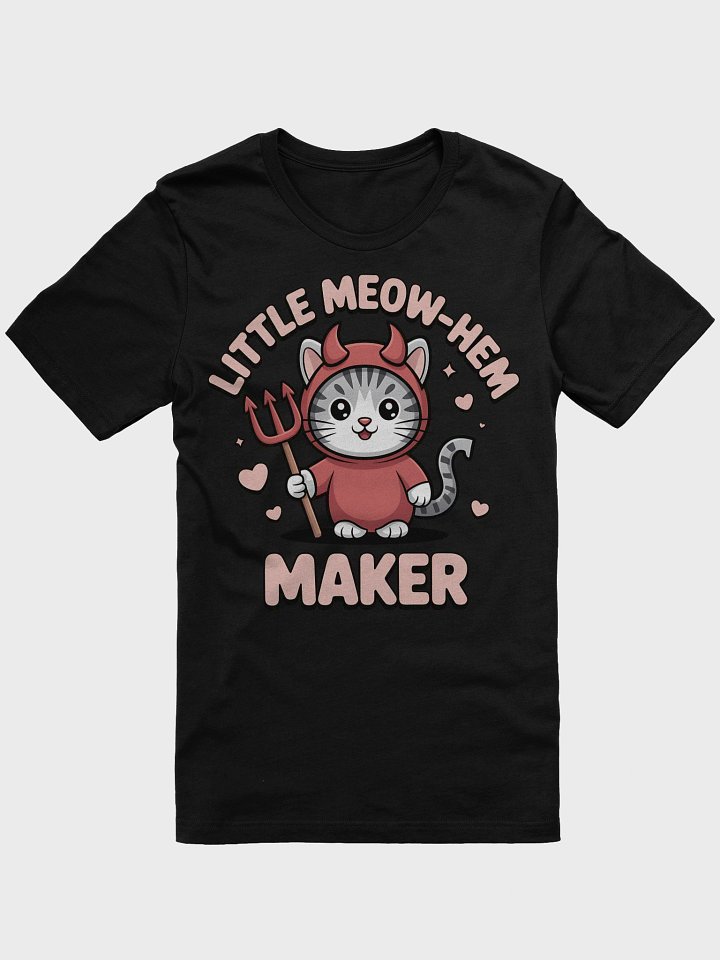 Little Meow-hem Maker Devil Cat T-Shirt product image (3)