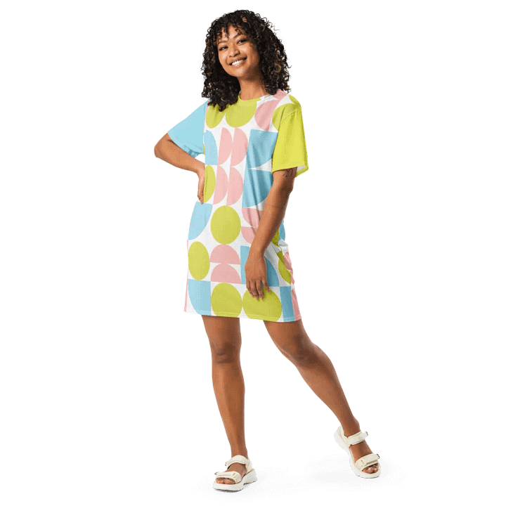 Symmetric Serenity T-Shirt Dress product image (2)