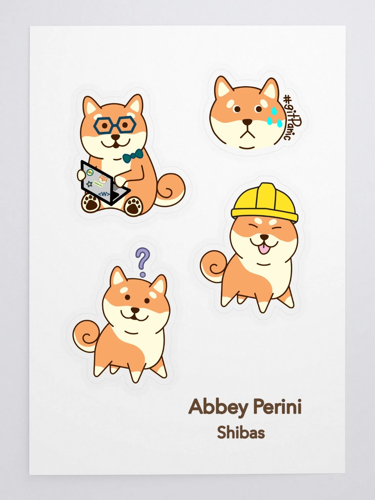 Shiba Sticker Sheet product image (3)