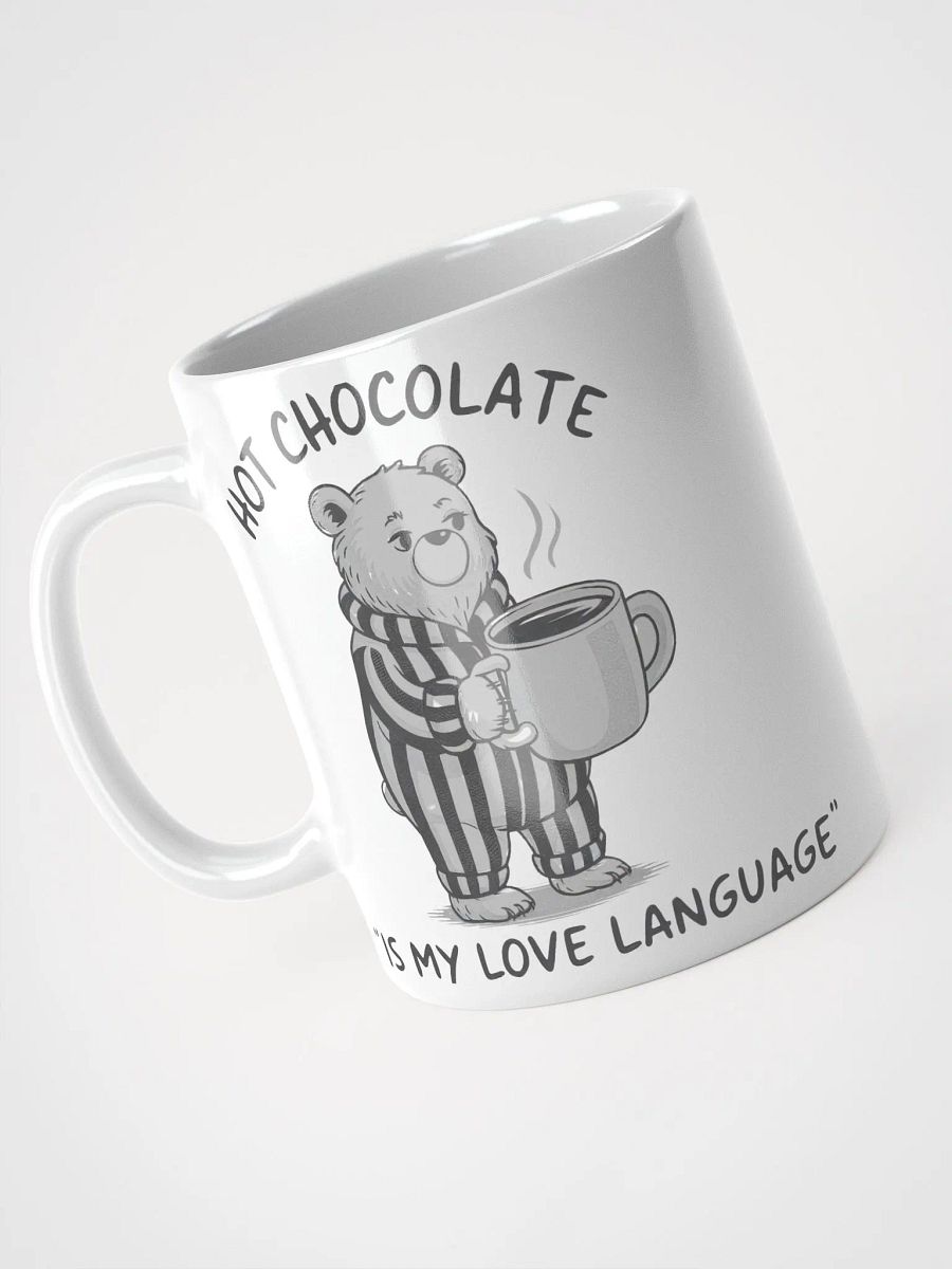 Bear Hot Chocolate Love Language Glossy Mug product image (7)