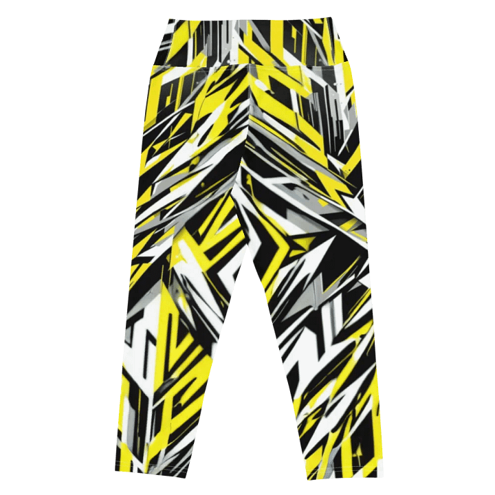Zen Geometry Yoga Capri Leggings product image (2)