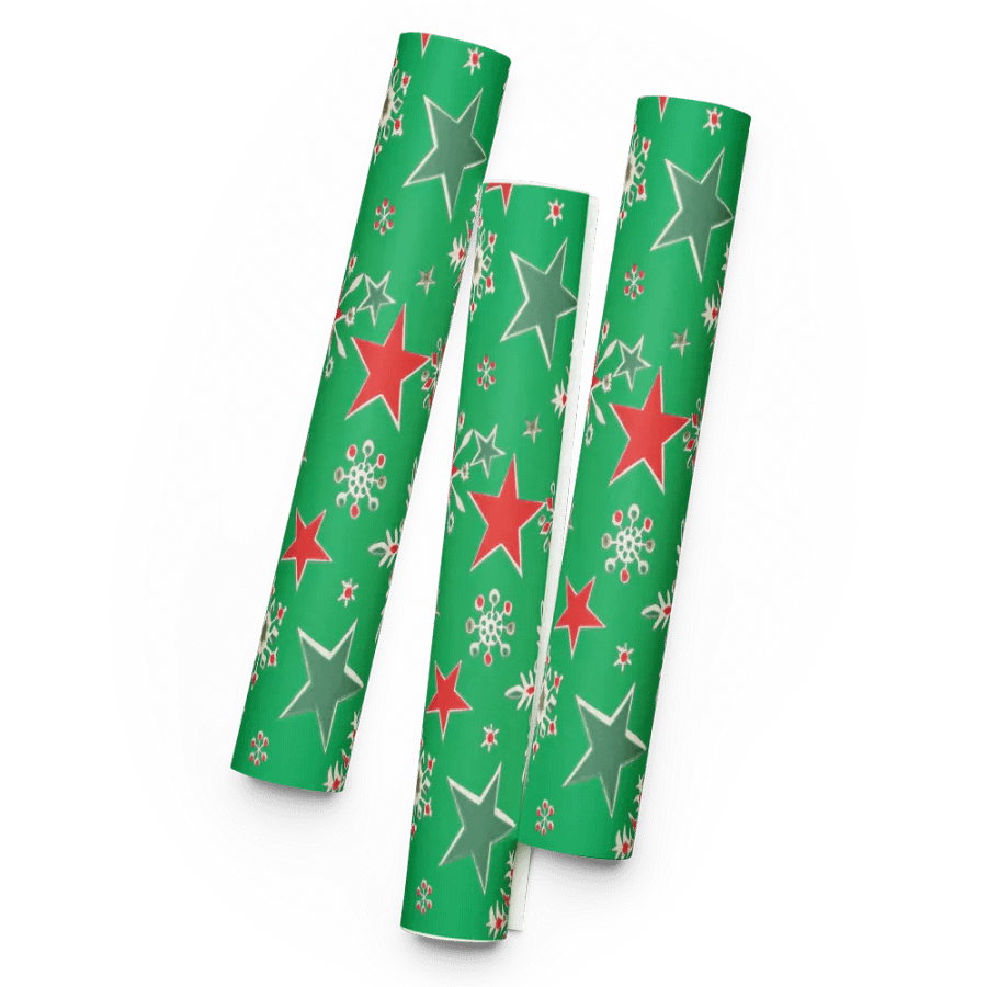 Festive Snowflake Celebration Wrapping Paper Set product image (5)