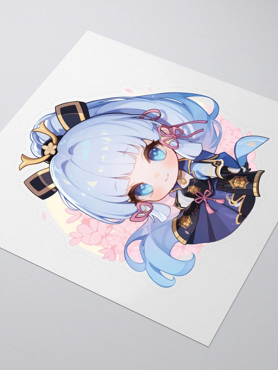 Ayaka Genshin Impact Vinyl Sticker product image (3)