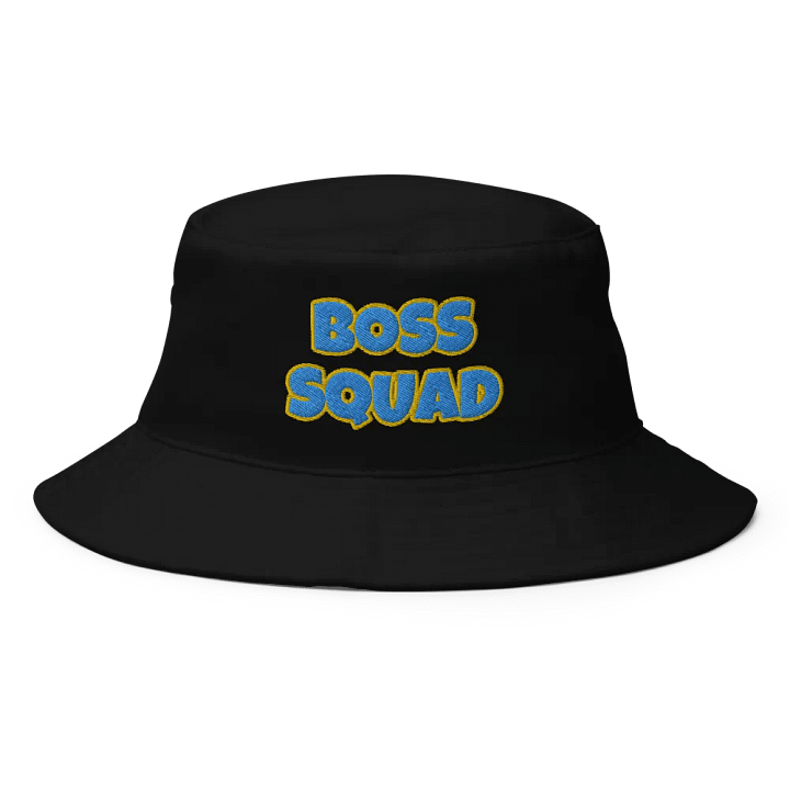 Boss Squad Bucket Hat (Blue & Yellow) product image (1)