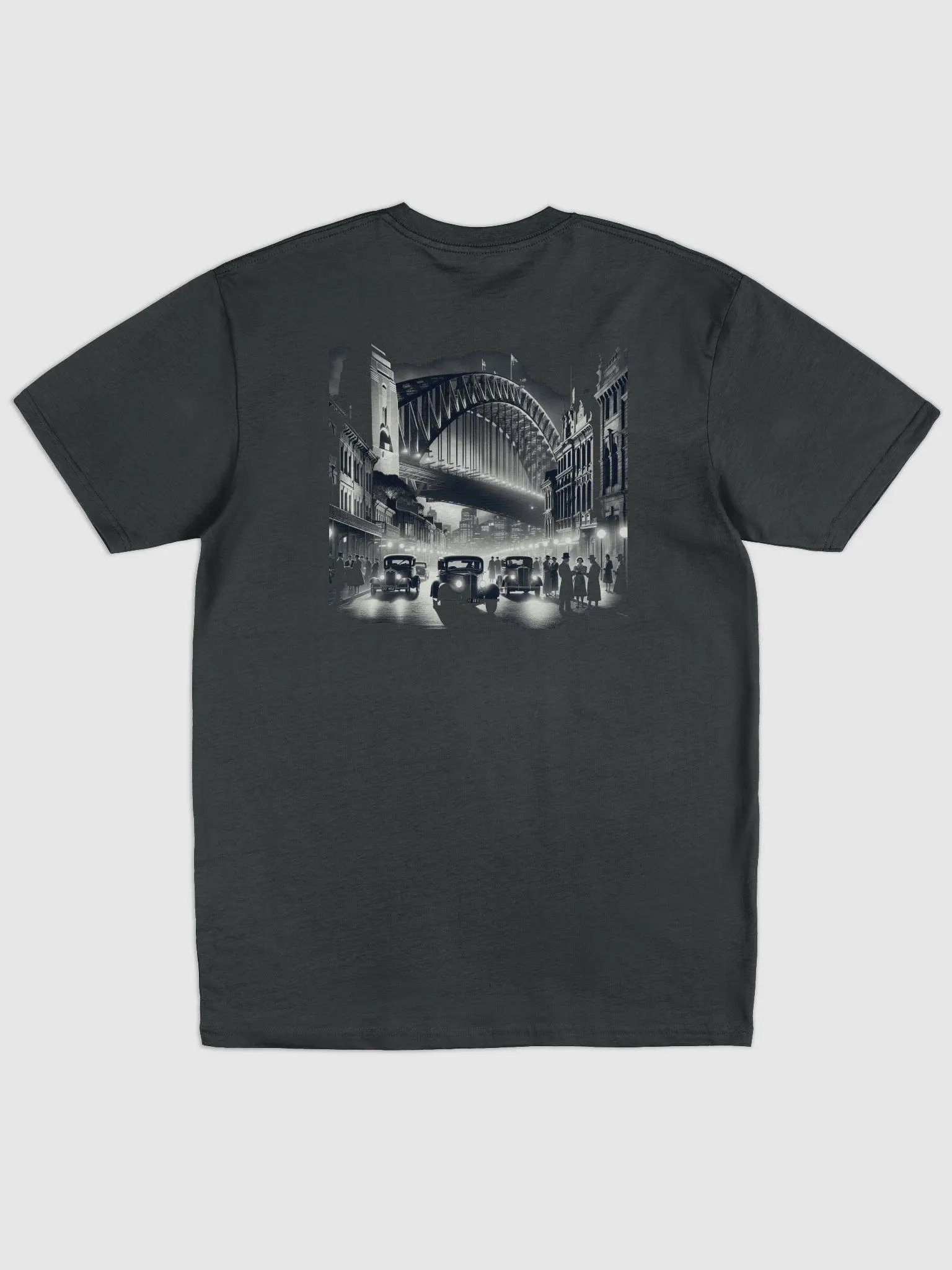 Moonlit Elegance Over Sydney Harbor (Mens Tee) product image (1)