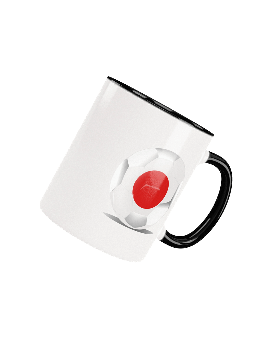 Japan Flag Soccer Ball White Coffee Mug product image (7)