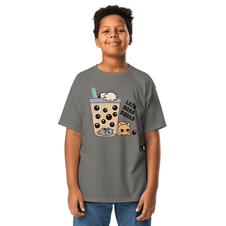 Boba Cat - Youth Heavyweight T-shirt product image (1)