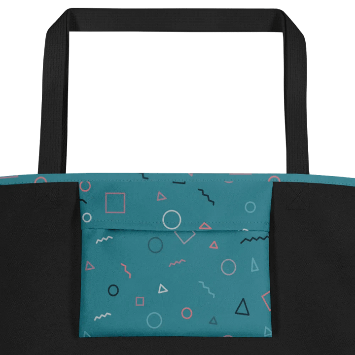 Turquoise Shapes Bag product image (2)