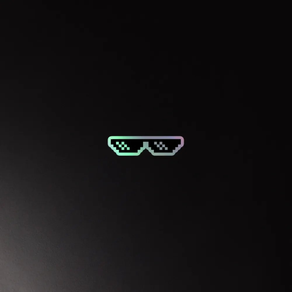STICKER DE LAS GAFAS THUG LIFE product image (4)