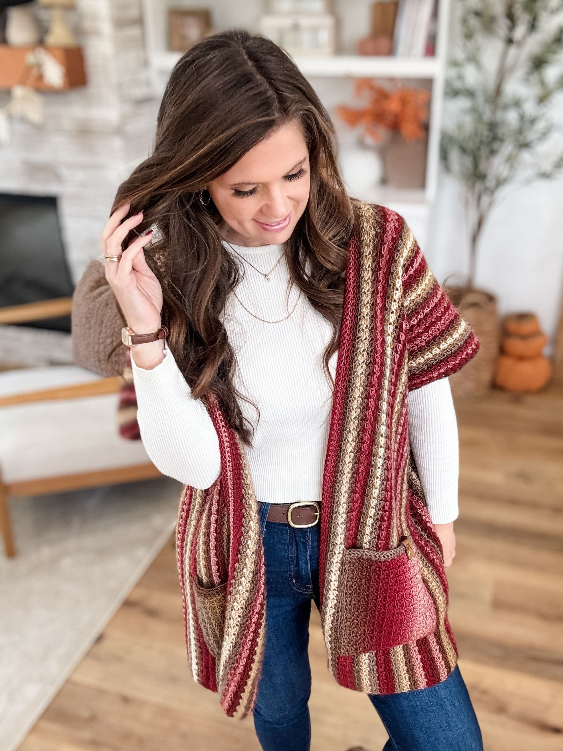 The Suzette Ruana Crochet Pattern product image (4)