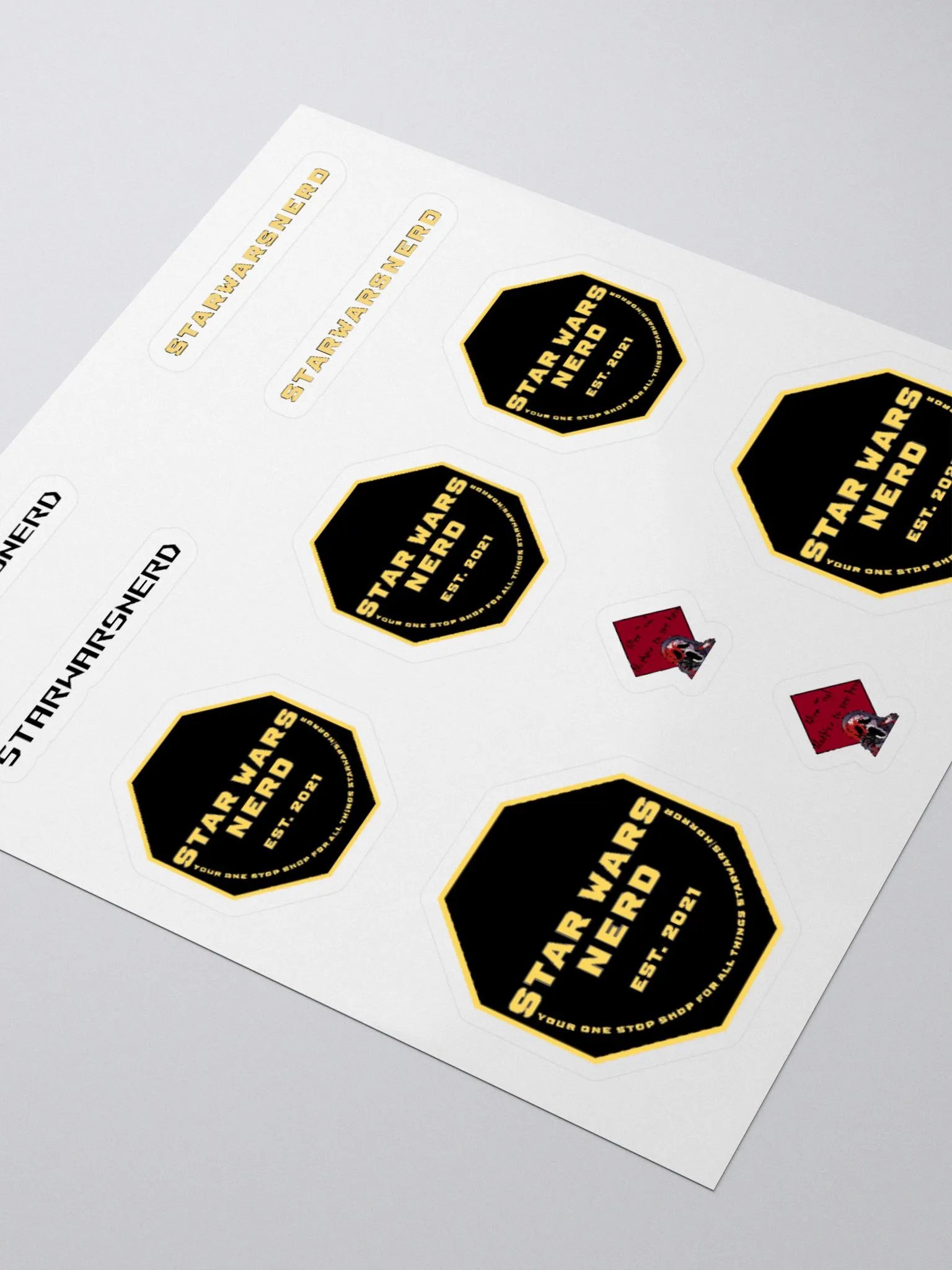 StarWarsNerd Sticker pack product image (9)