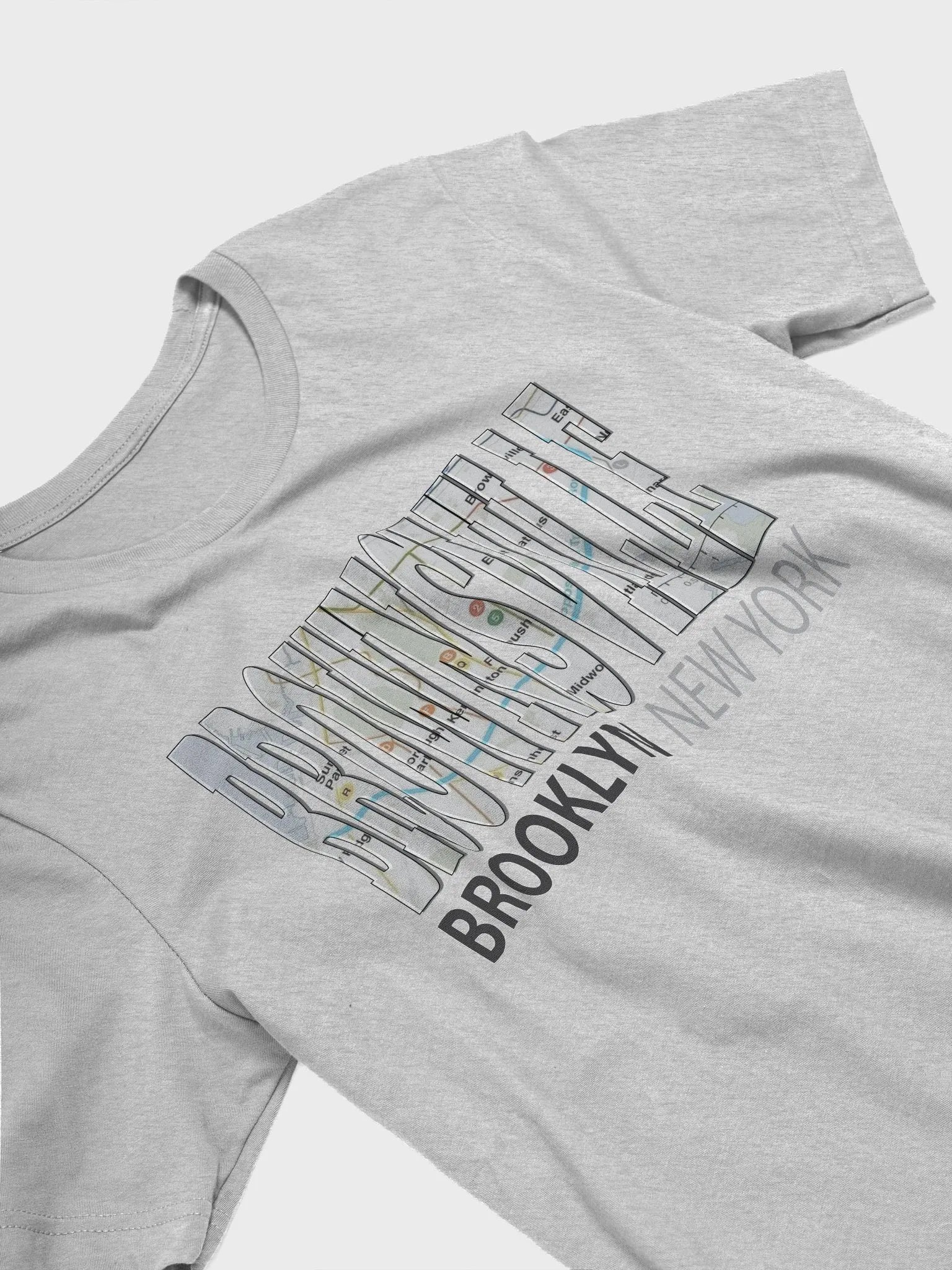 Fun Cool Brownsville Brooklyn New York with Subway Map NYC T-Shirt product image (4)