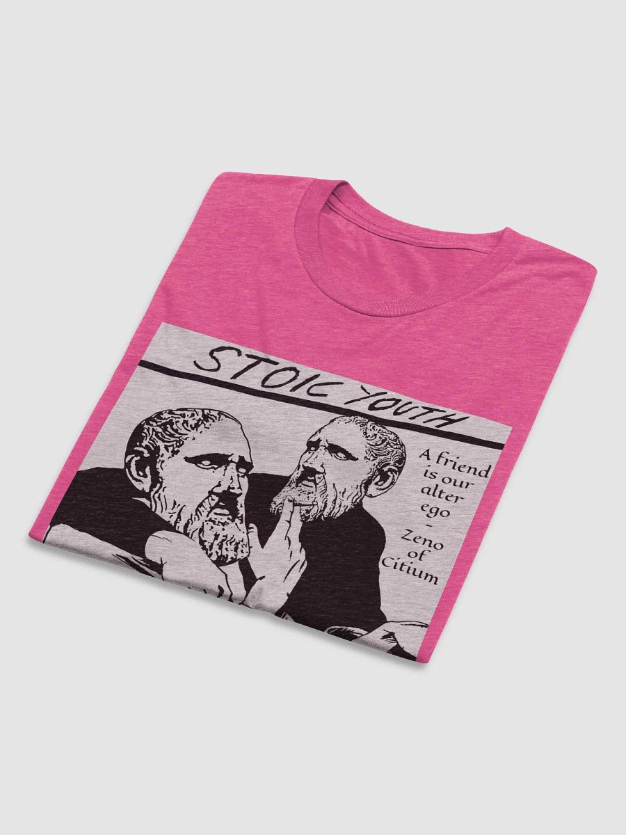 Stoic Youth Zeno of Citium quote Bella+Canvas Triblend Short Sleeve T-Shirt product image (6)