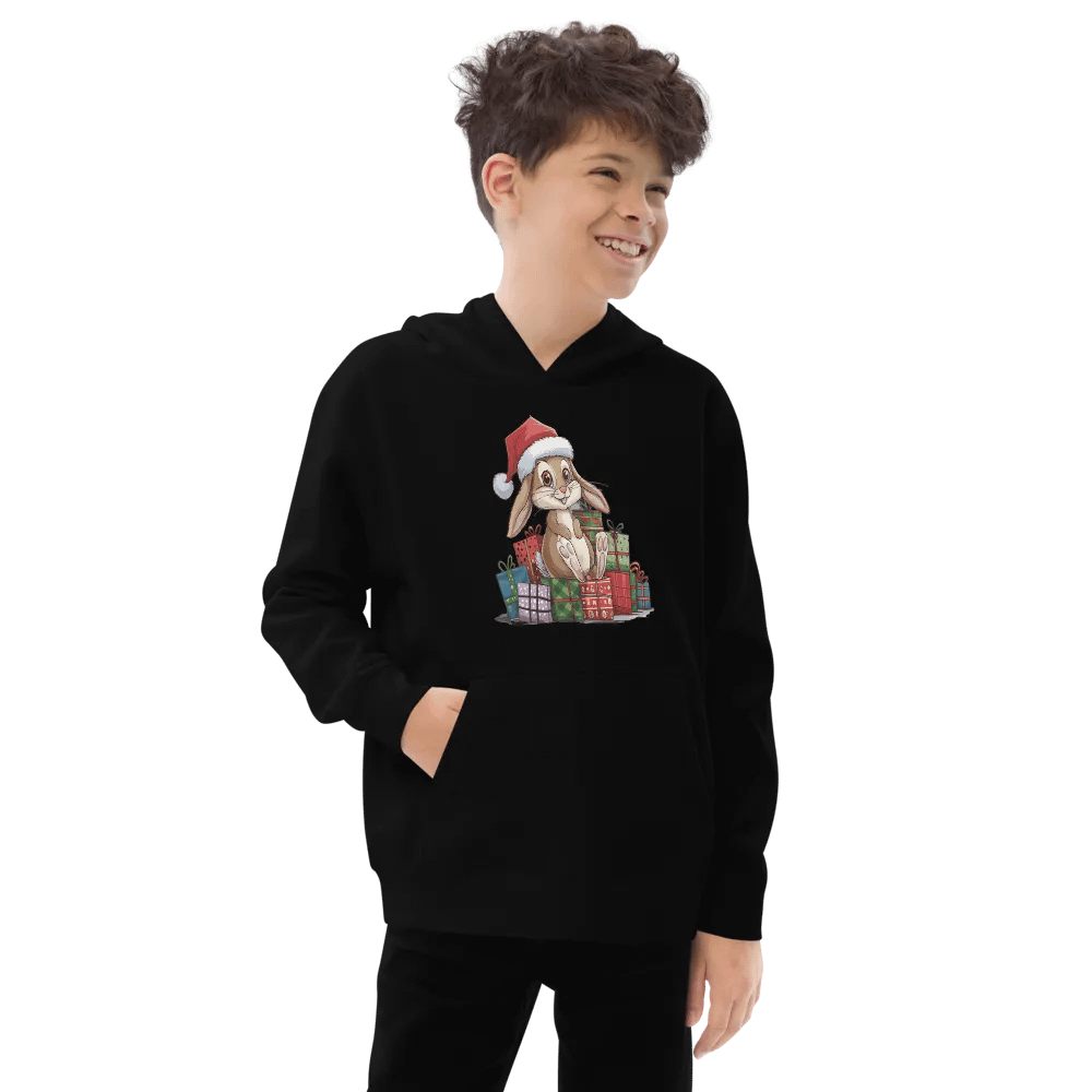 Santa Bunny Youth Pullover Fleece product image (2)