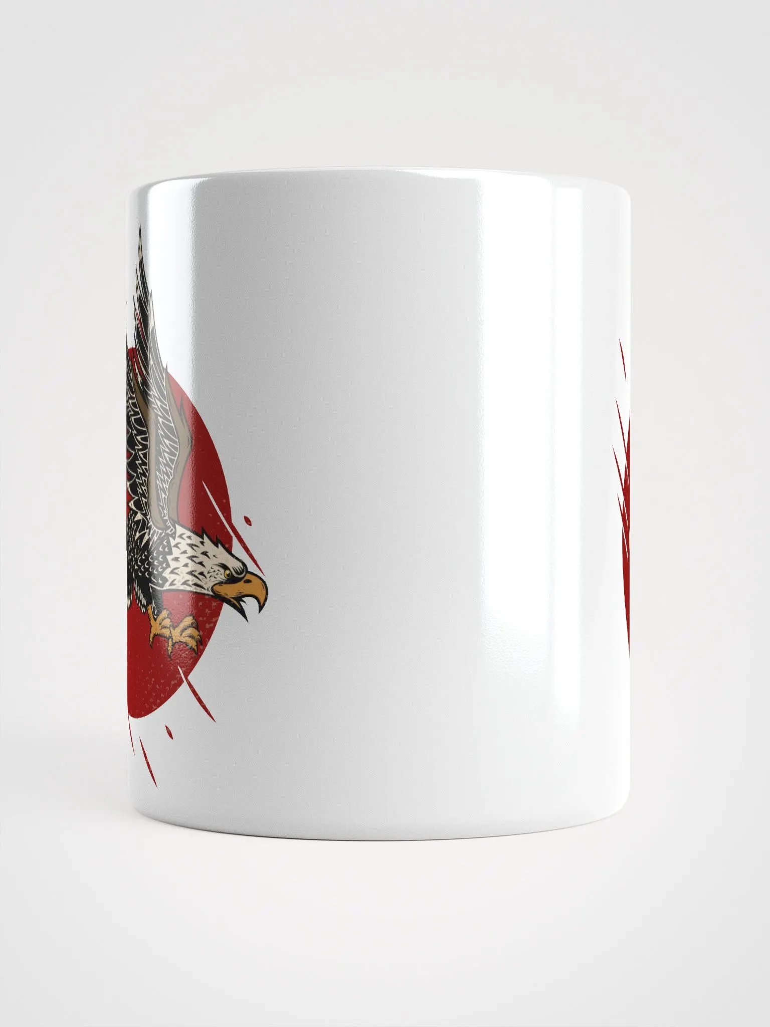 Majestic Eagle Mug in Flight with Red Sun product image (15)