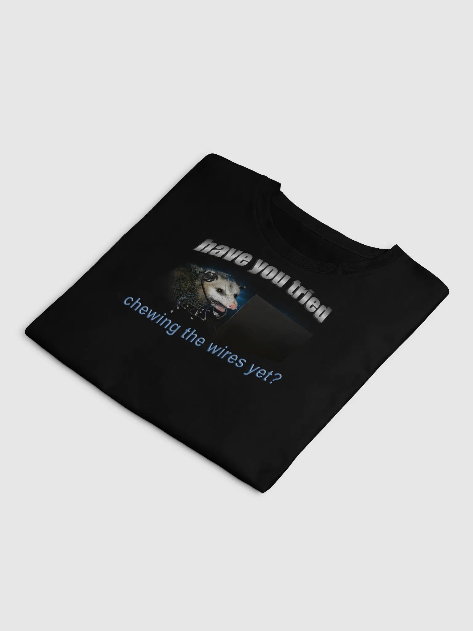 Have You Tried Chewing The Wires Yet Possum Crop Top product image (4)