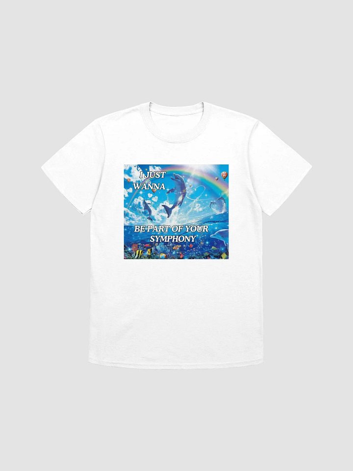Whimsical Symphony Dolphin Unisex T-Shirt product image (1)