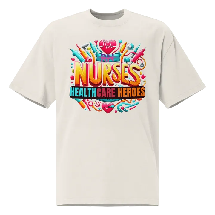 Healthcare Heroes Tribute Oversized T-Shirt product image (1)