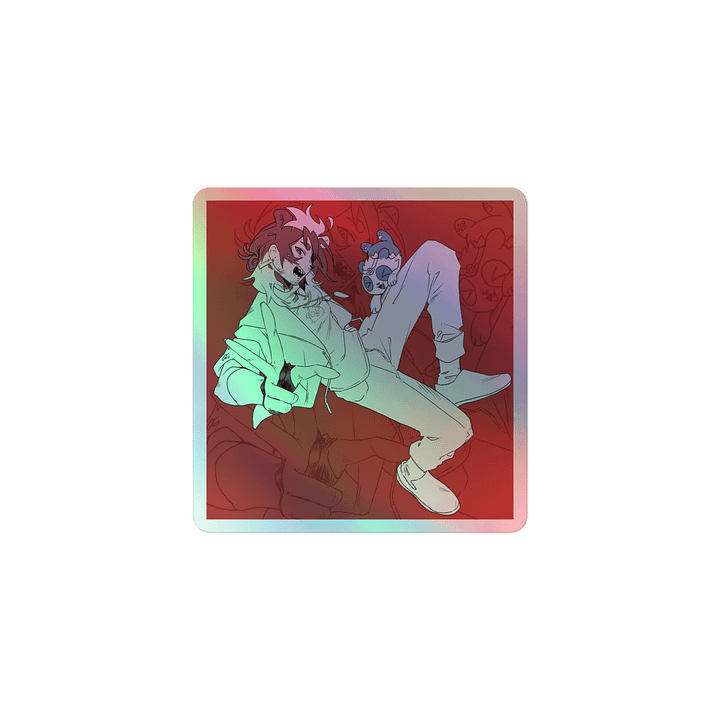 Holographic Pandadorf Sticker product image (1)