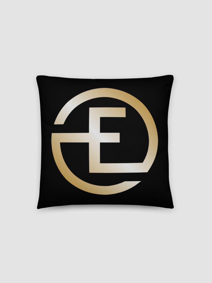 EO Logo Black Pillow product image (2)