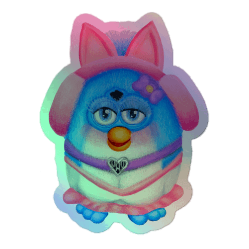 UwU Furby Holo Sticker product image (1)