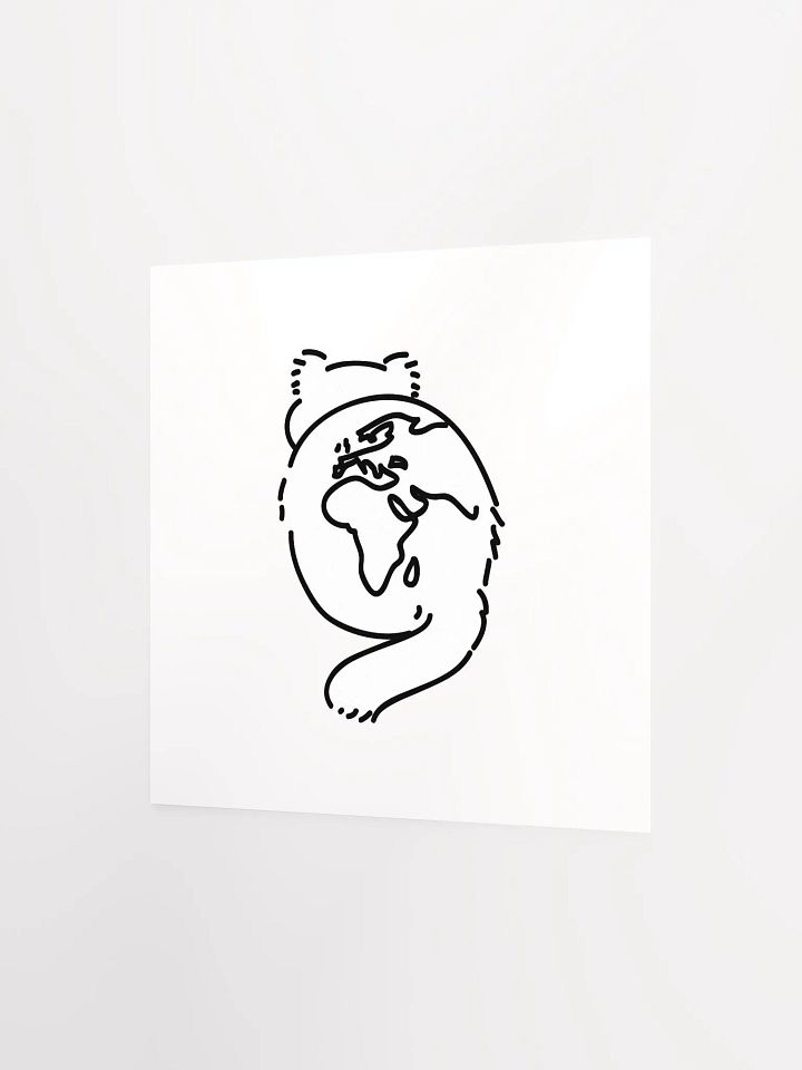 Planet Manul Africa & Europe - Matte Poster product image (2)