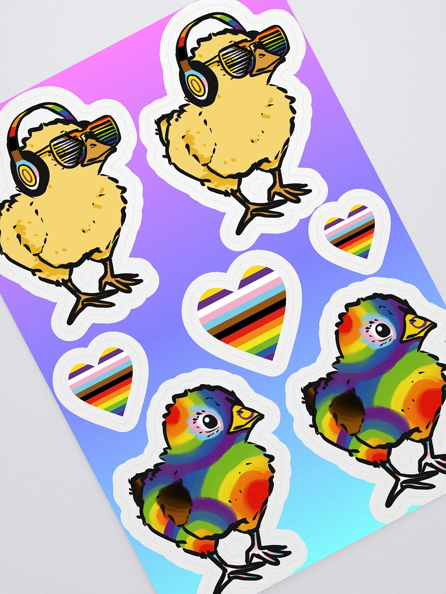 Peep Our Pride sticker sheet product image (2)