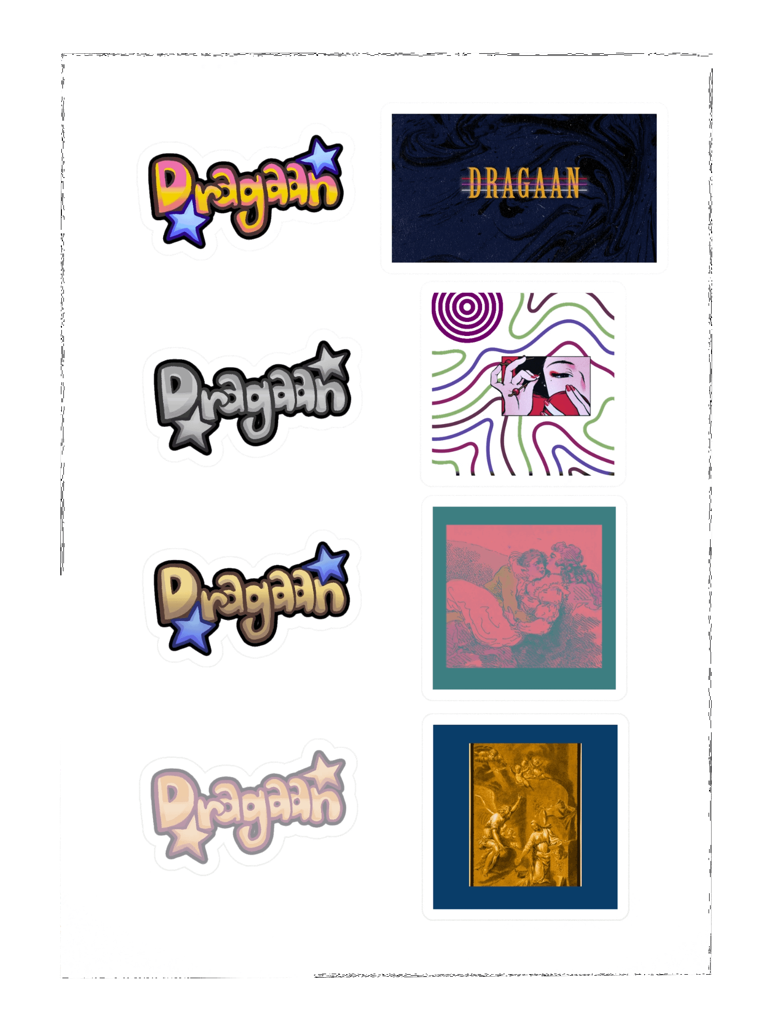Dragaan Sticker Sheet product image (3)