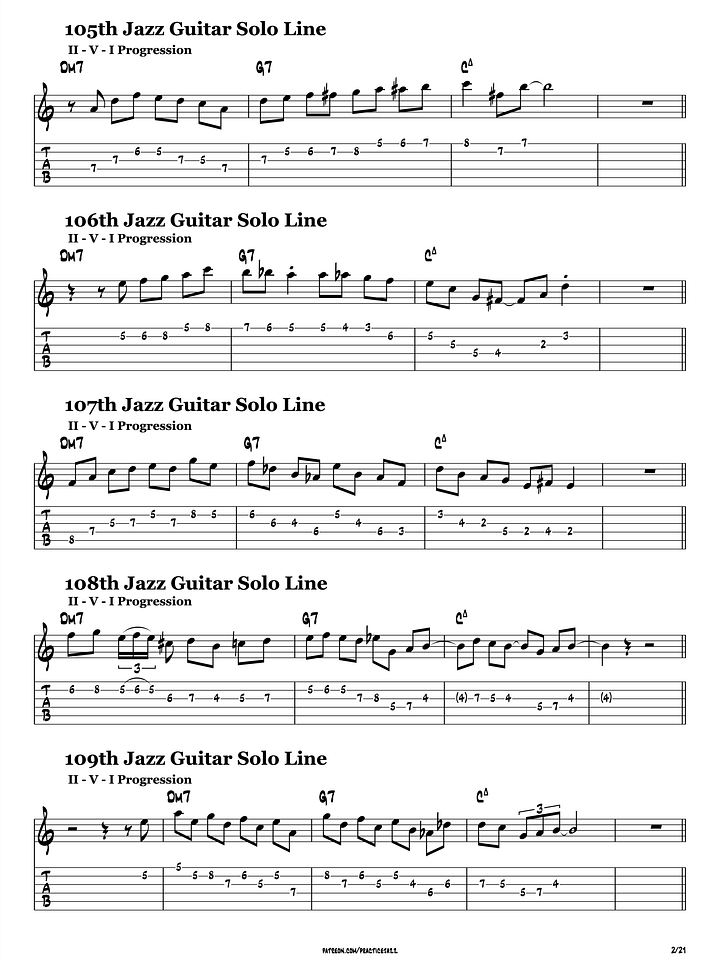 1,000 Jazz Guitar Licks: Volume 2 (Licks 101-200) product image (2)