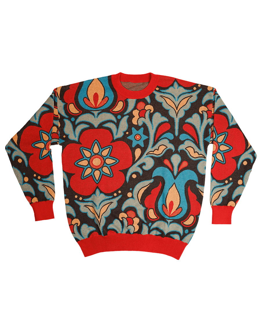Botanical Wallpaper Sweater - Chili product image (4)