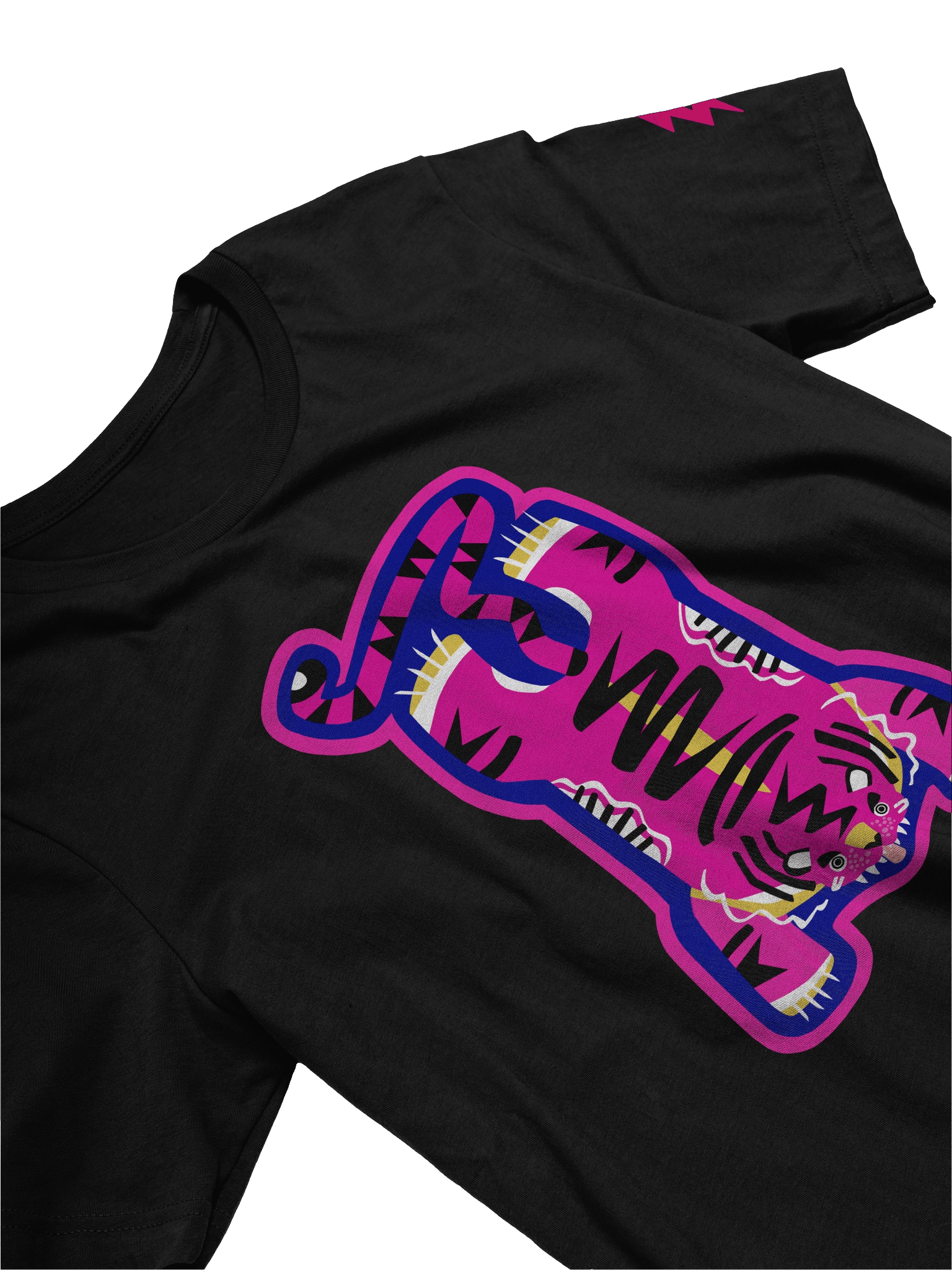 Pink and Blue Tiger - T-Shirt product image (4)