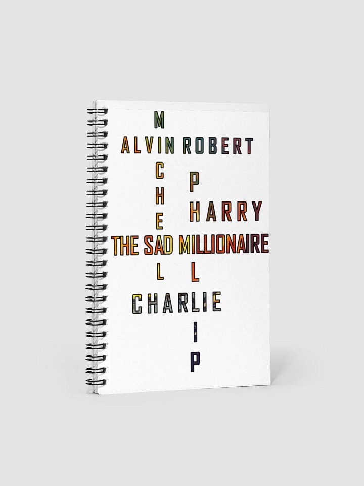 The Sad Millionaire - Crossword Notebook product image (1)