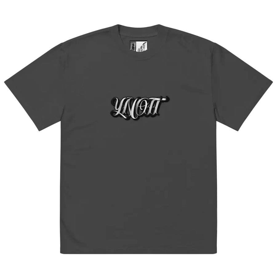 YNOTT Gradient Typography TEE - Black & White product image (8)